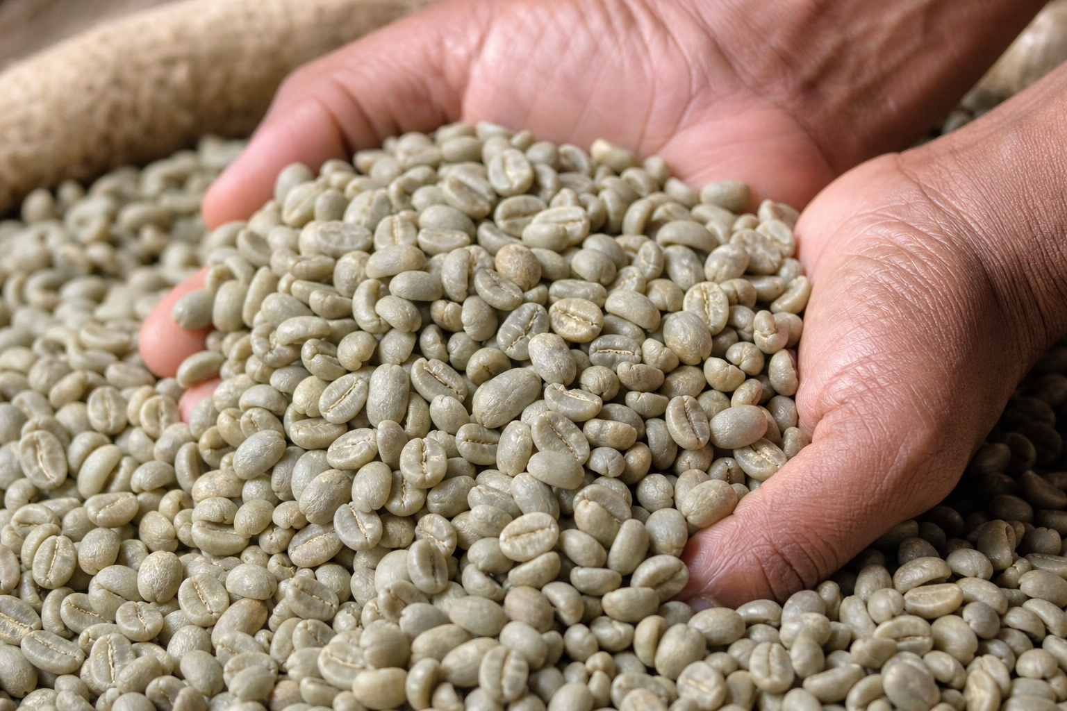 Arabica AA green coffee beans
