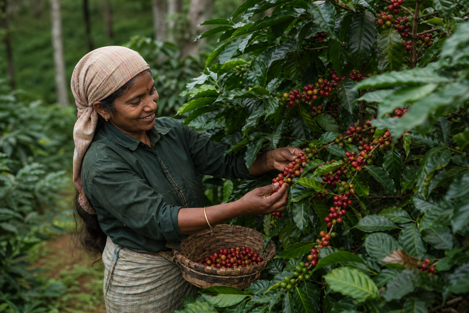 Sustainable coffee farming